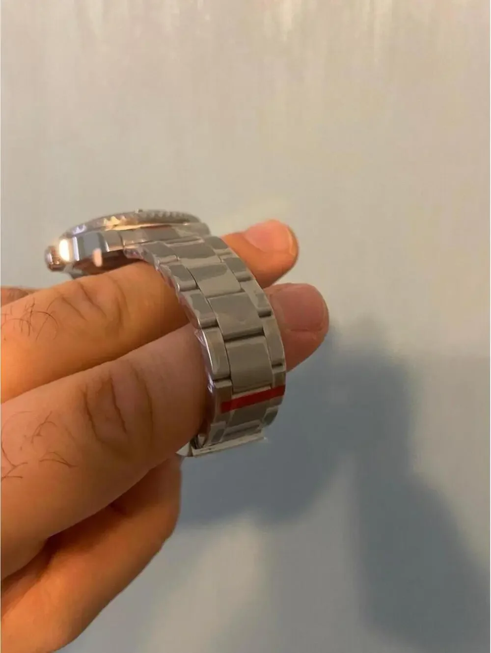Men's Stainless Steel Mechanical Watch Sapphire Crystal stock 206